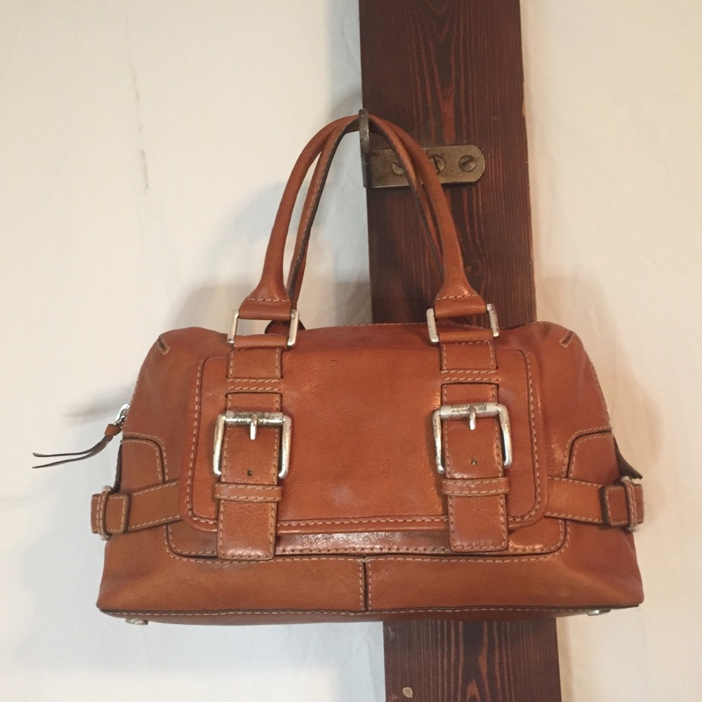 Part 1 Auth Vintage Michael Kors Cognac Purse EUC